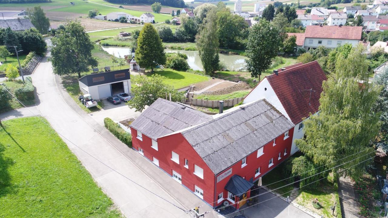 Zur Dorfmuhle Hostel Aislingen ภายนอก รูปภาพ